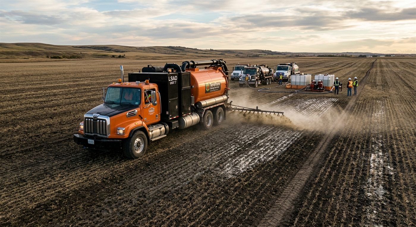 Land Spray After Drilling (LSAD)
