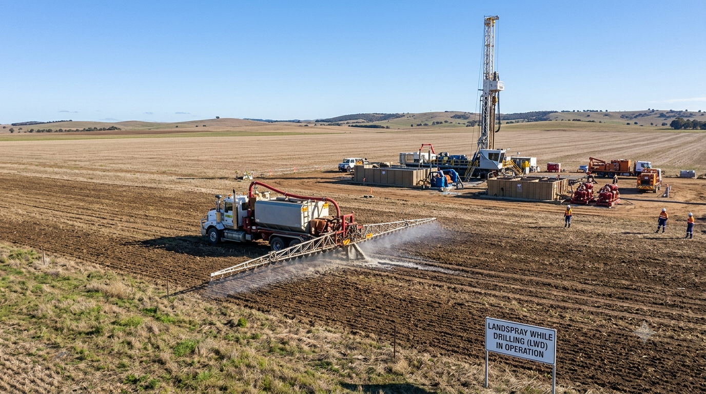 Landspray While Drilling (LWD)